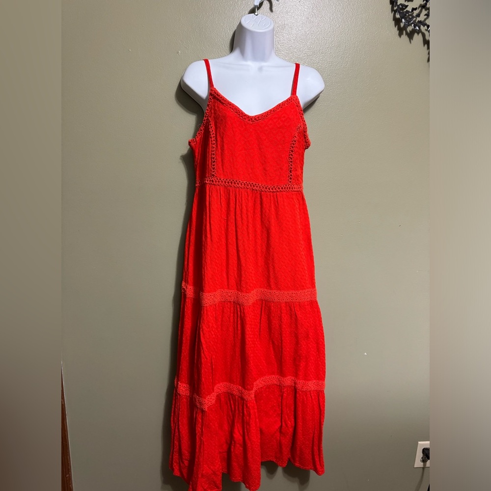 Joie Maxi Sundress in Orange, Size M